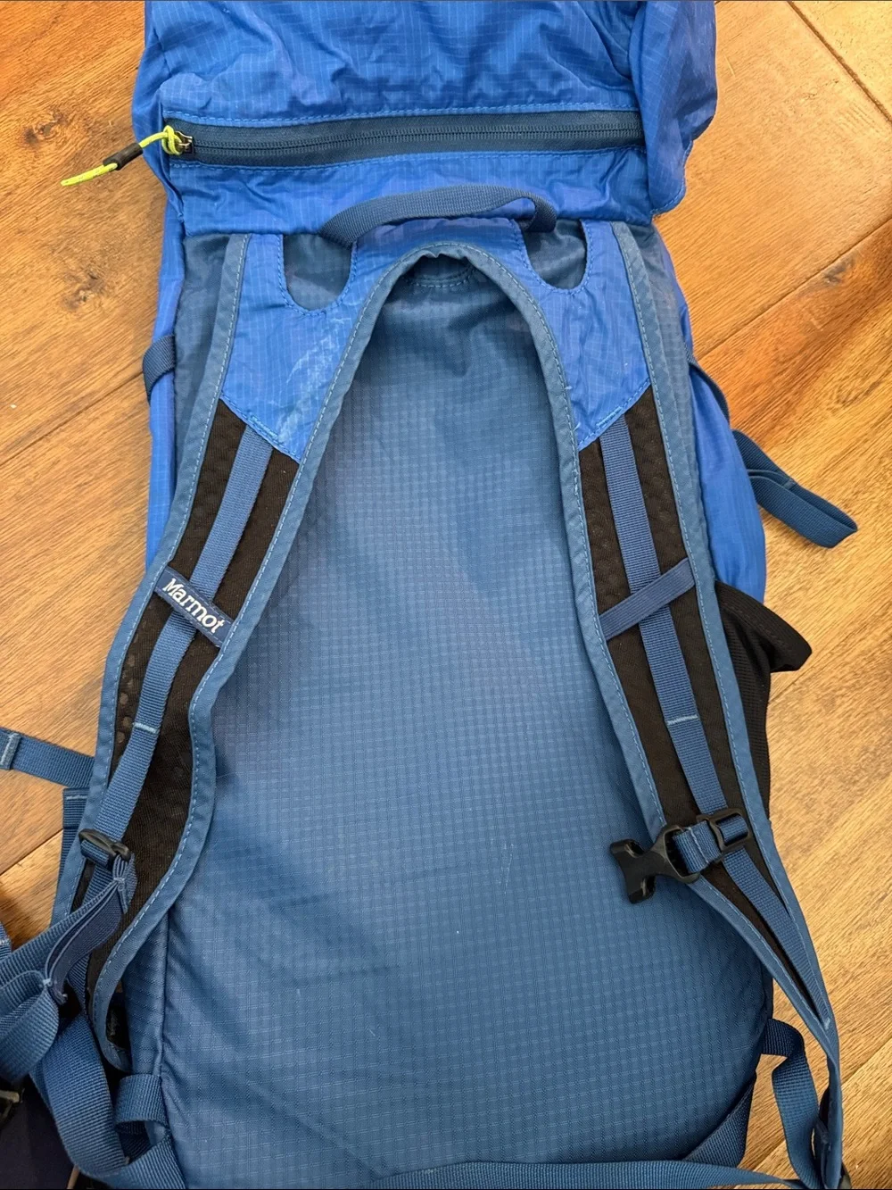 Marmot Blue and Black Trail Backpack